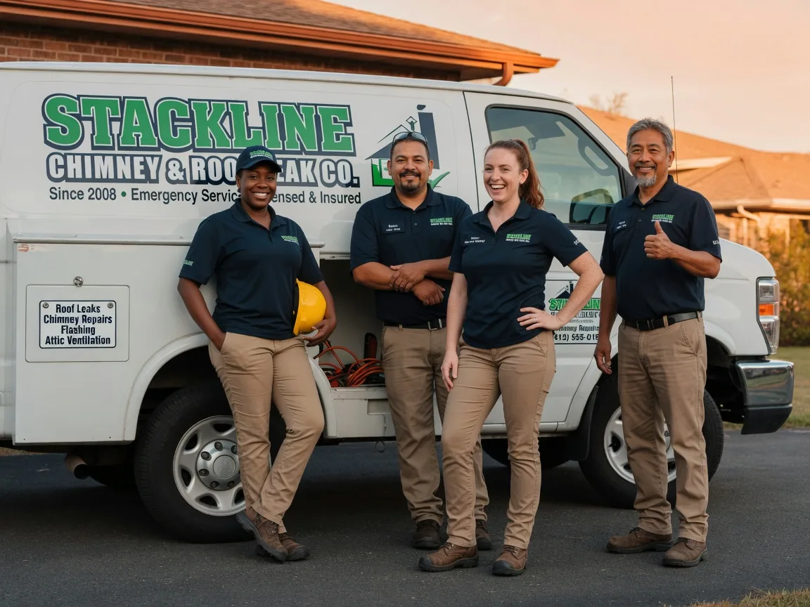 Chimney flashing repair company in Man, WV